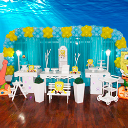 Aluguel de Decoração de Festa Infantil tema Bob Esponja