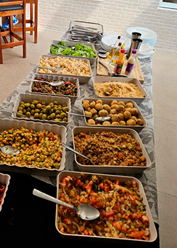 Cardápio personalizado almoço jantar evento